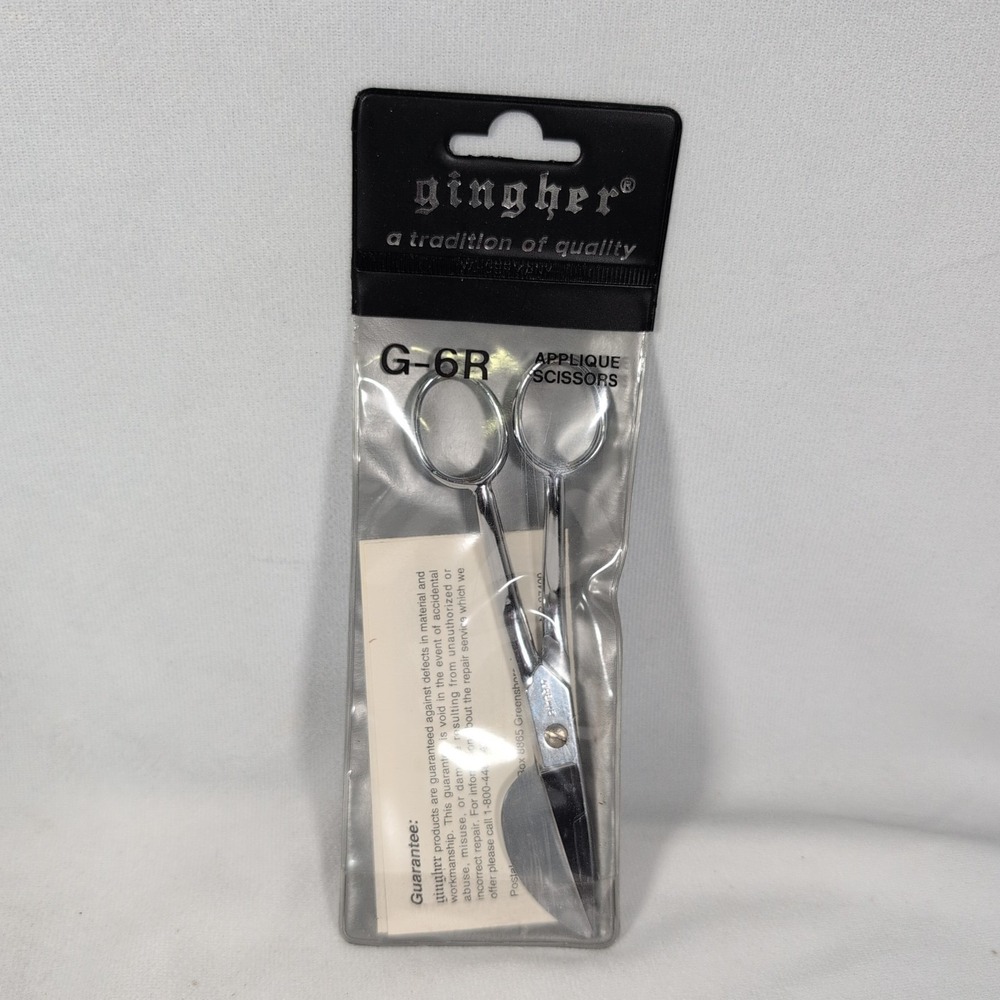 Gingher 6" Applique Scissors G-6R Made In Italy